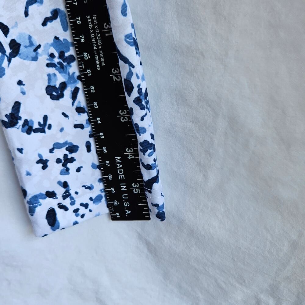 Marika Women's White and Blue Leggings - Picture 8 of 8